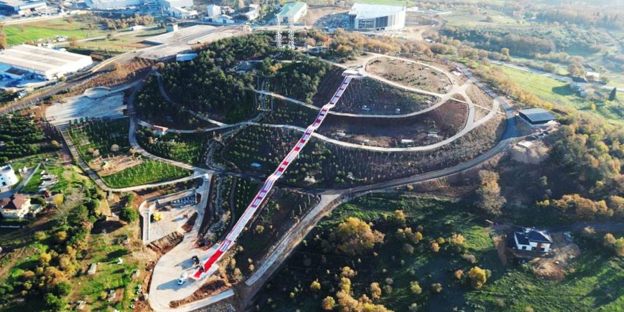 Türkiye'nin en uzun kaydırağı Kocaeli'ye yapılıyor