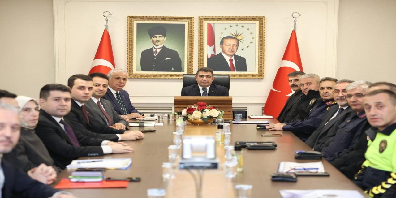 Yılbaşı tedbirleri için toplandılar