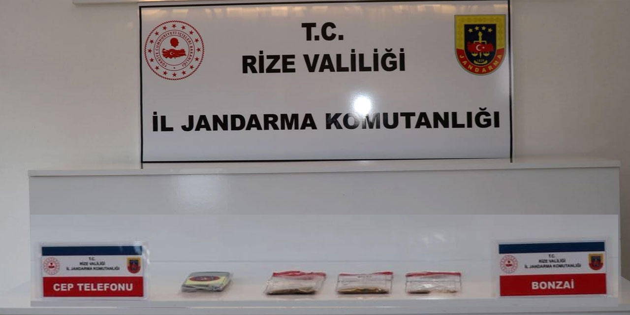 Derepazarı'nda durdurulan araçtan 25 gram bonzai çıktı