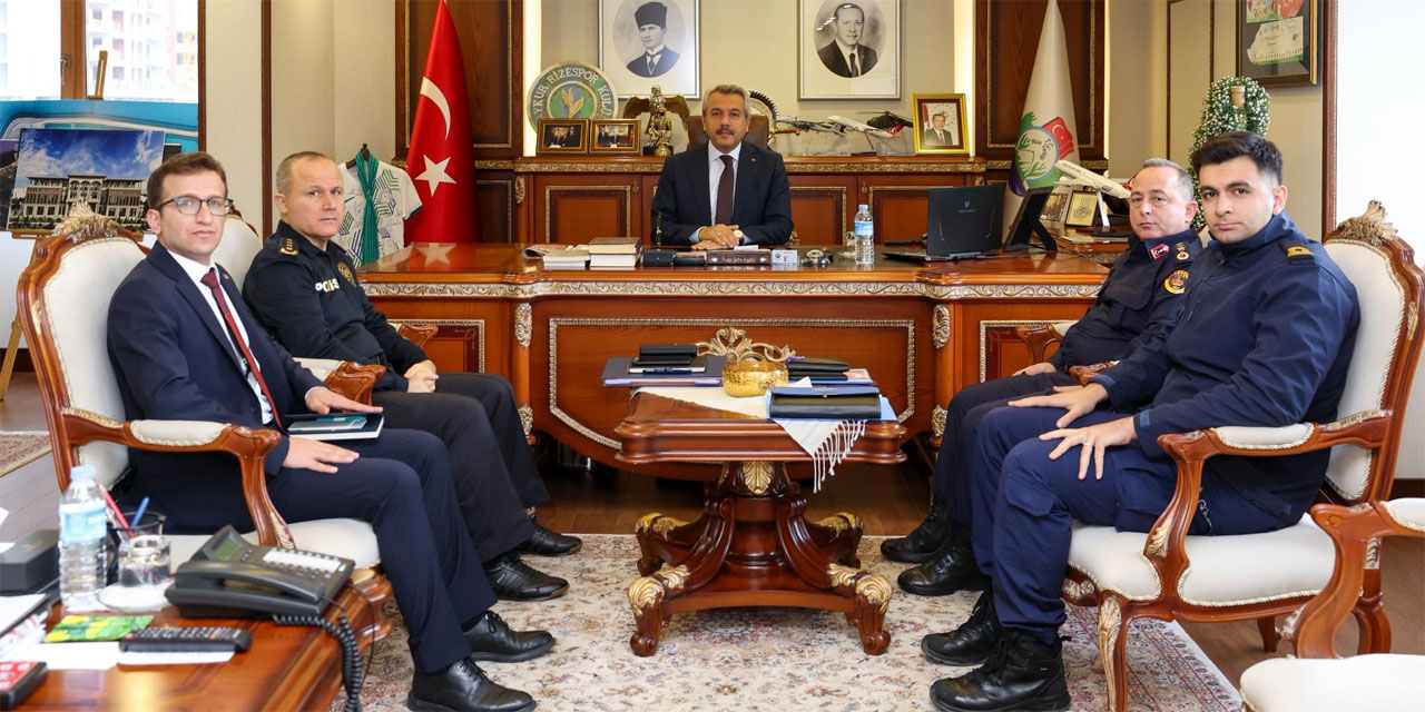 Rize'de Yeni Yılda alınacak güvenlik tedbirleri masaya yatırıldı