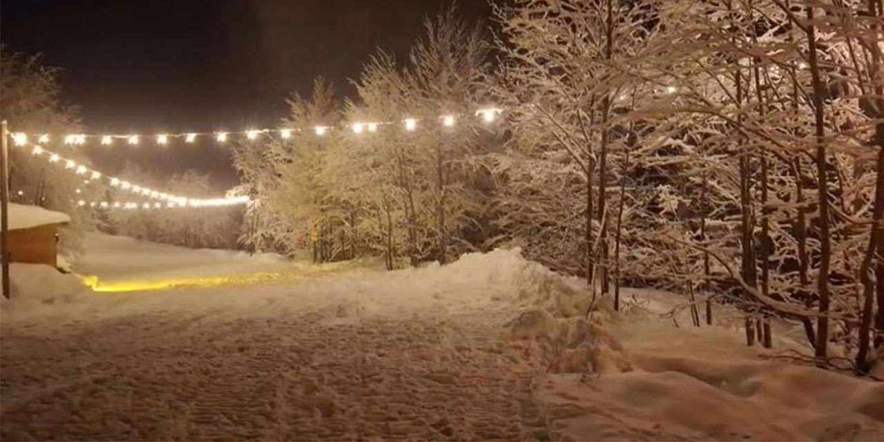 Rize’de beklenen kar yağışı başladı