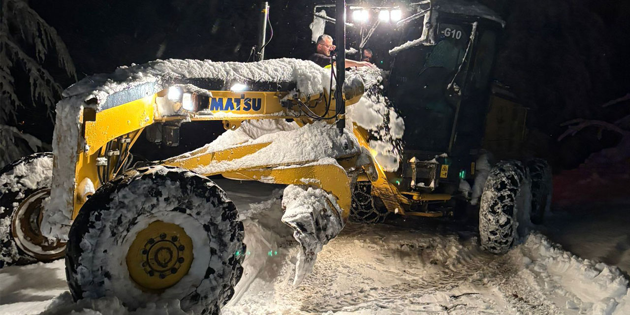 Rize’de Kar Yağışı Hayatı Olumsuz Etkiledi: 7 İlçede 57 Köy Yolu Ulaşıma Kapandı