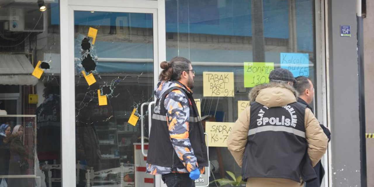 Ordu’da iş yerine uzun namlulu silahla saldırı: O anlar güvenlik kamerasında