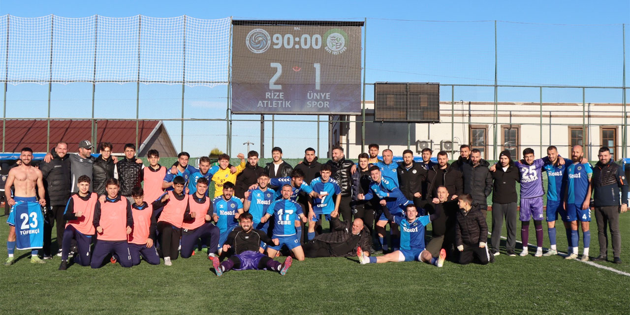Rize Atletik uçuşa devam ediyor: 2-1
