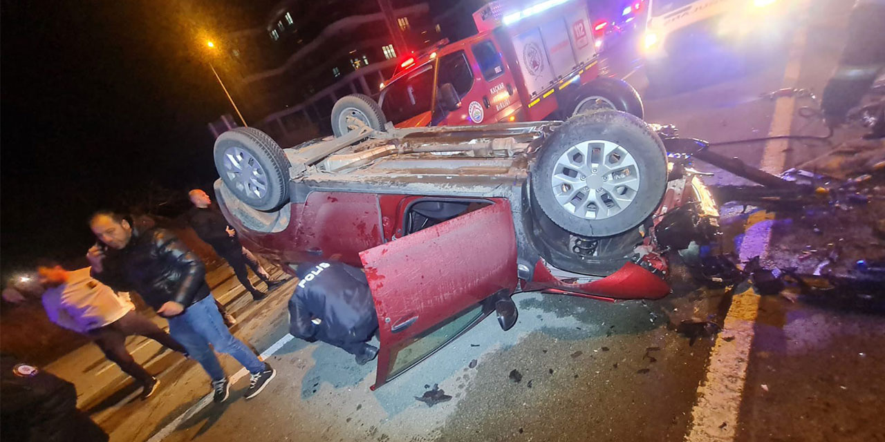 Rize’de trafik kazası: 5 yaralı