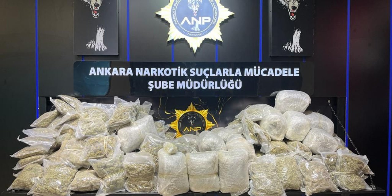 Ankara'da 90 Kilo Esrar Ele Geçirildi; 2 Gözaltı