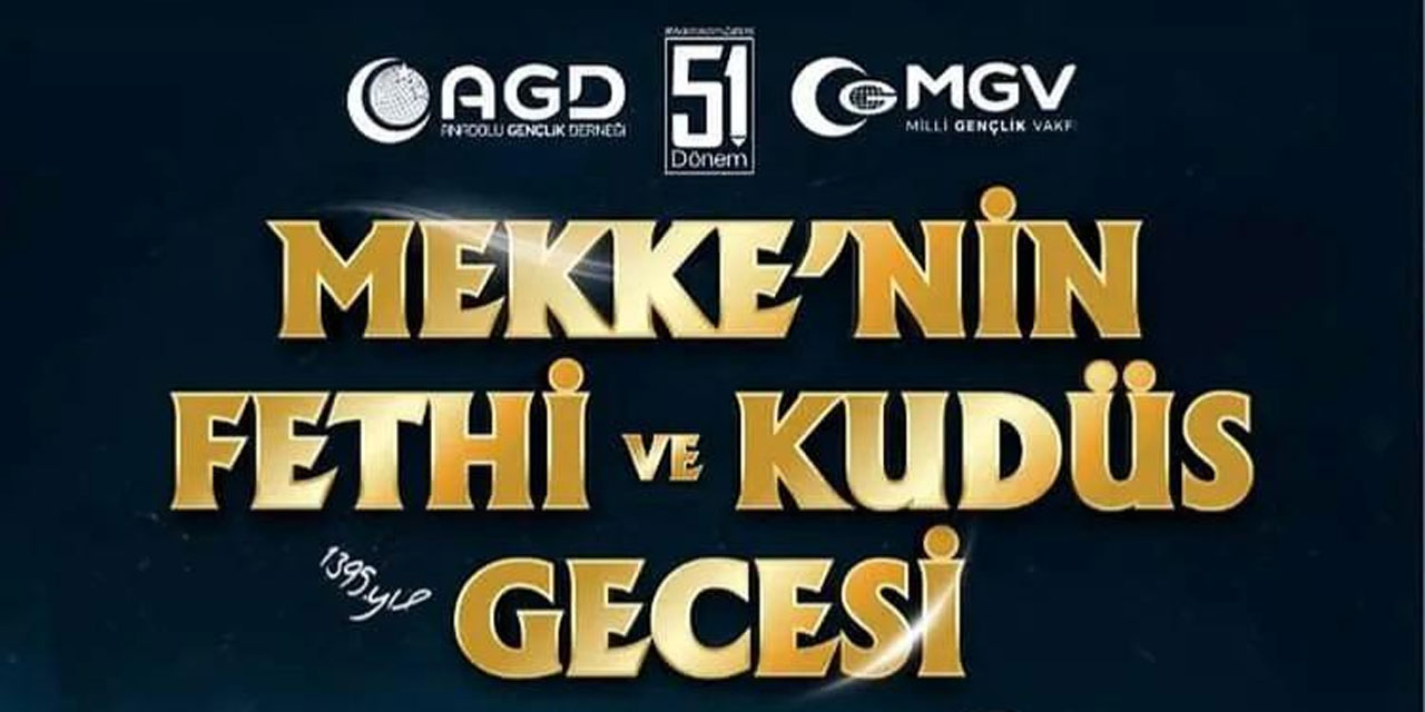 Rize'de "Mekke'nin Fethi ve Kudüs Gecesi" etkinliği düzenlenecek