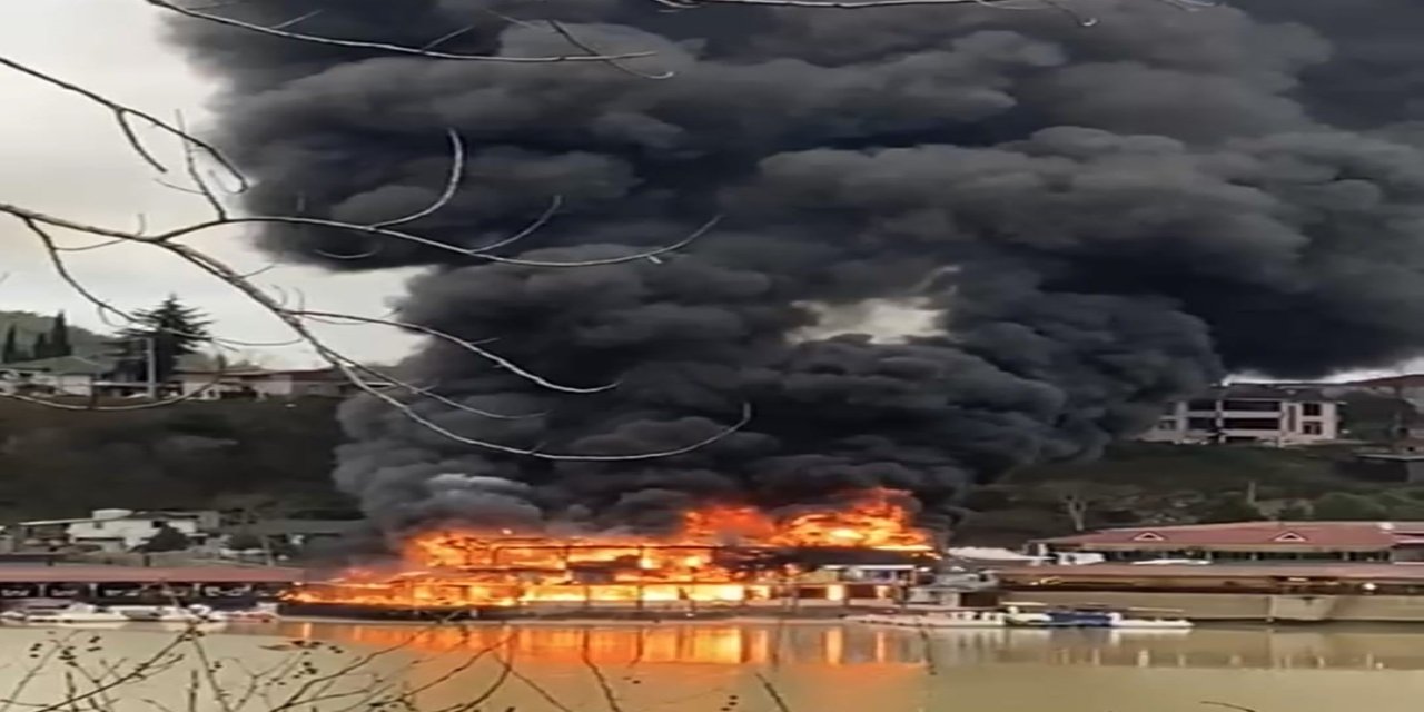 Sera Gölü’ndeki turistik işletmede yangın