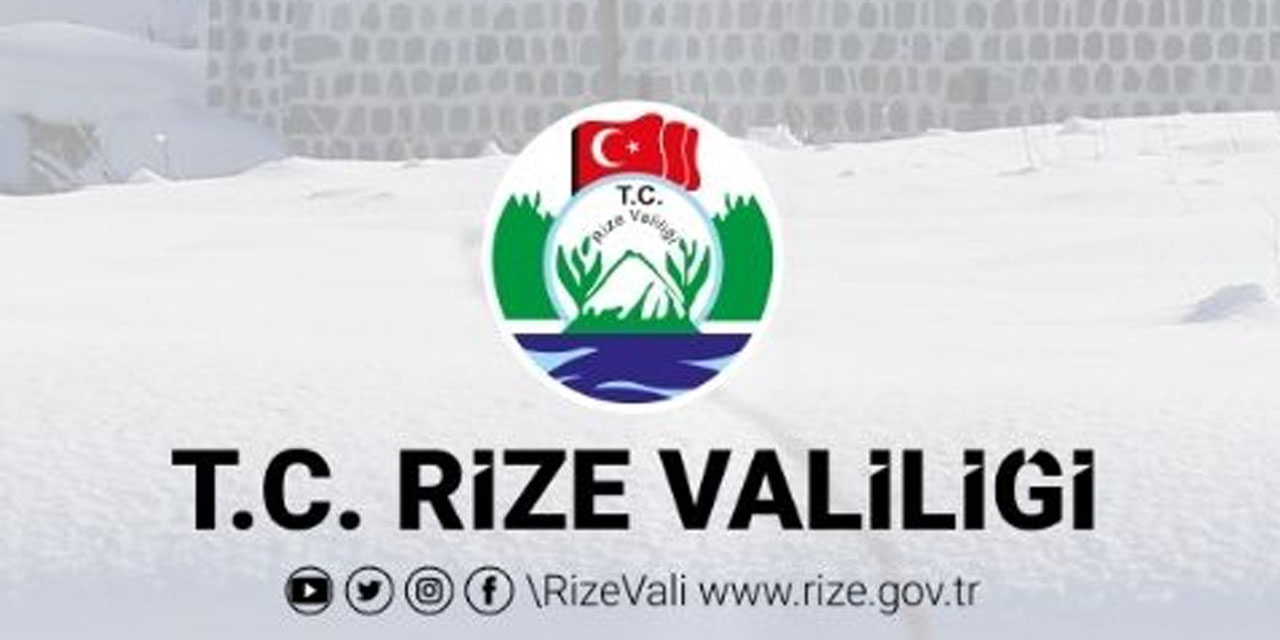 Rize’de Kar Tatili: Tüm Okullar Tatil Edildi