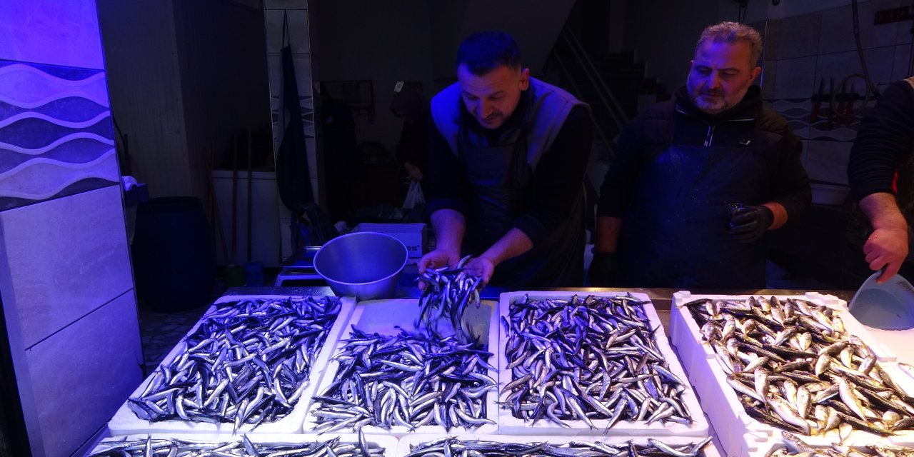 Beklenen Gürcistan hamsisi gelmeyince tezgahlar buzhane hamsisine kaldı