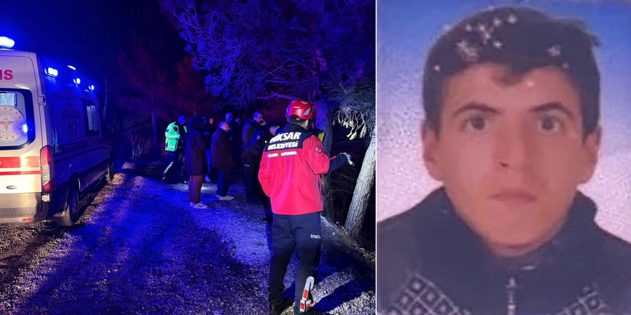 Elektrikli bisikletle uçuruma yuvarlanan genç hayatını kaybetti