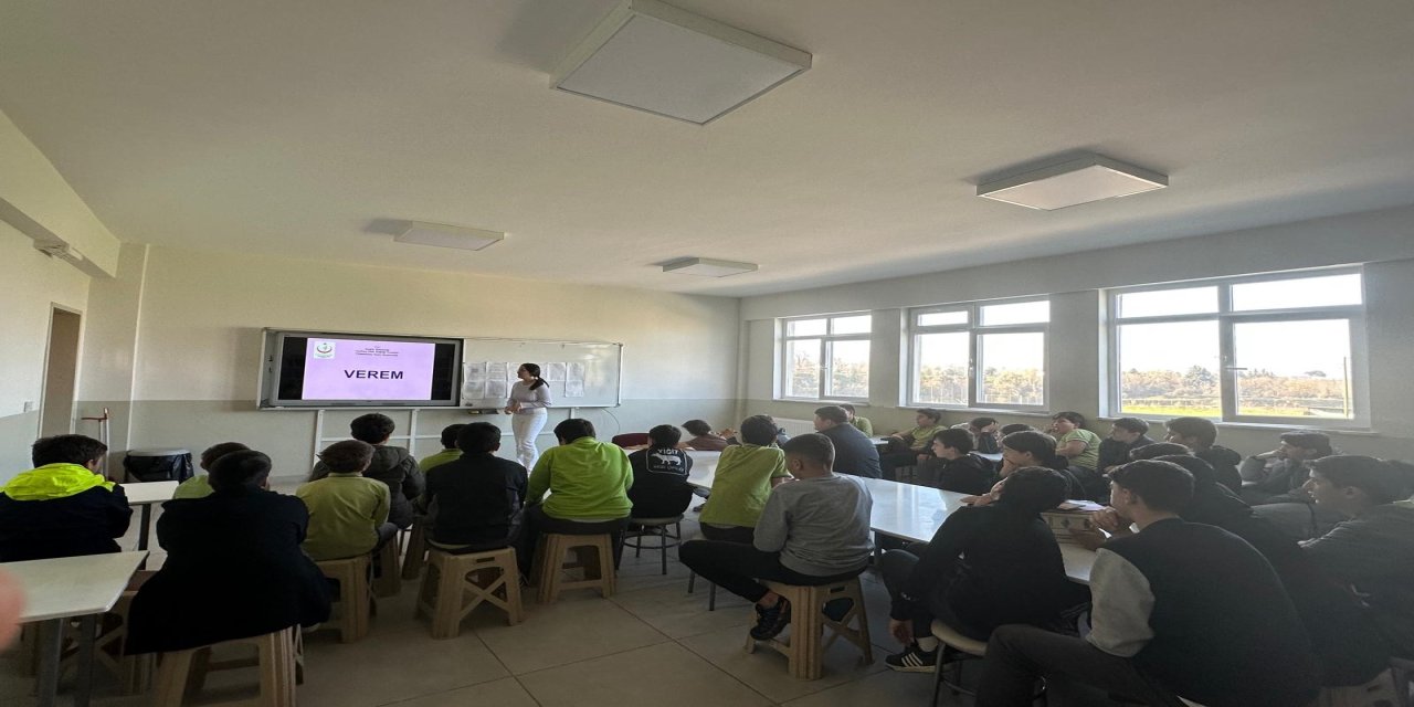 Kaynaşlı’da verem farkındalık eğitimi düzenlendi