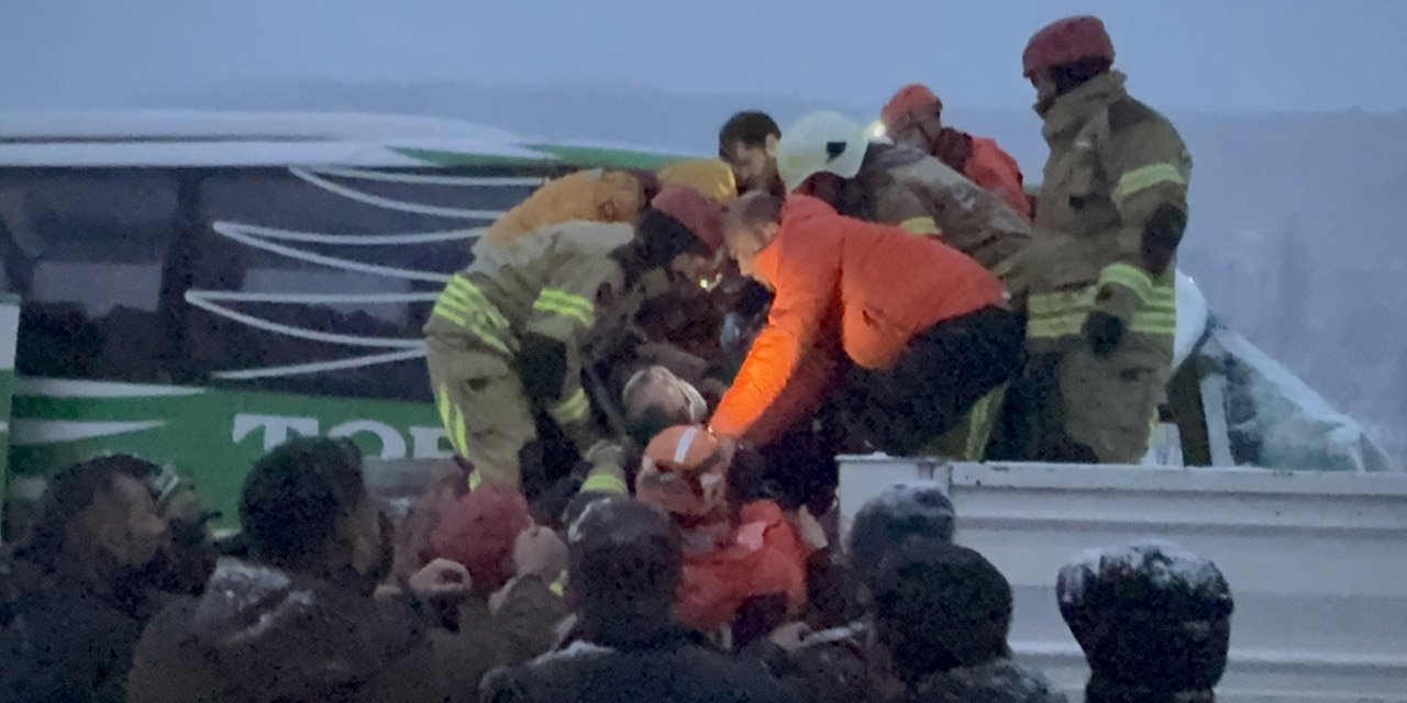 Tokat’ta otobüs ile tır kazasında 1 kişi hayatını kaybetti