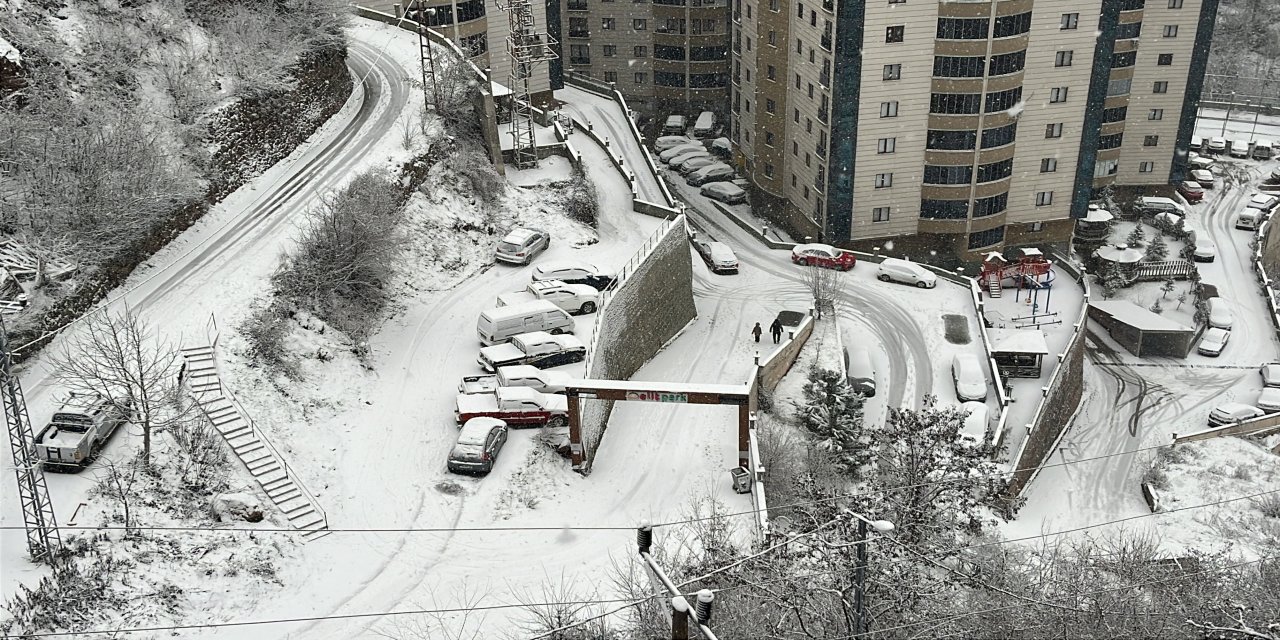 Artvin’de kar etkili oluyor