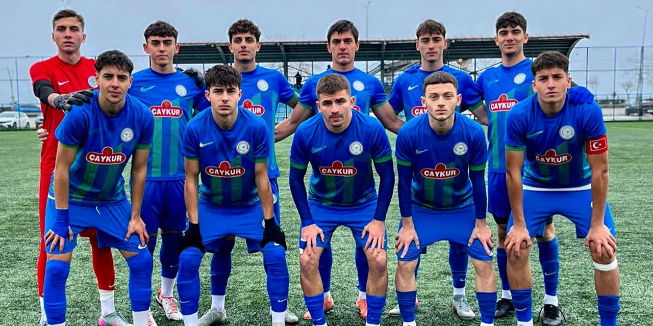 Lider Çaykur Rizespor U17'den Yomra'da kontrollü galibiyet: 1-5