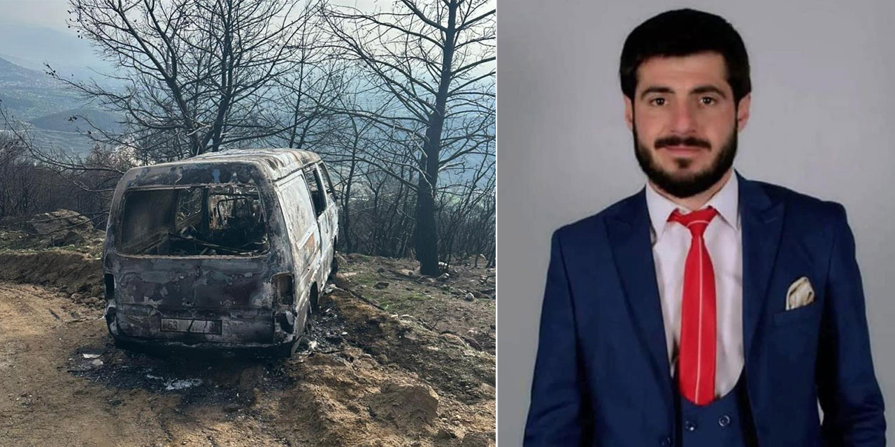 Yanan Rize Plakalı Araçta Hayatını Kaybeden Müteahhit Son Yolculuğuna Uğurlandı.