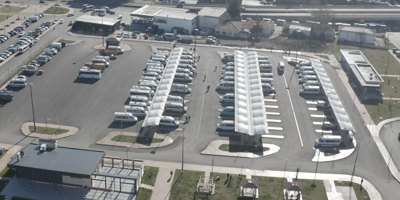 Trabzon'da dolmuşlar yeni yerine taşınıyor