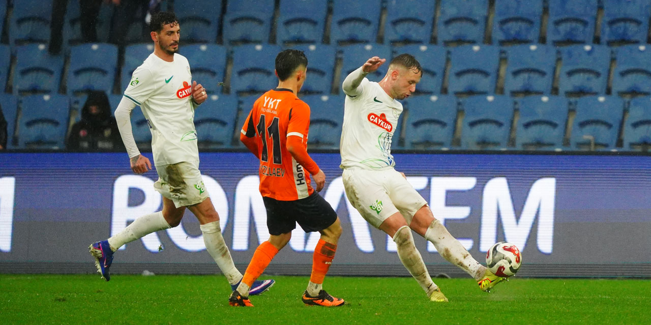 İstanbul'da puanlar paylaşıldı: Rizespor ve Başakşehir'den gol düellosu