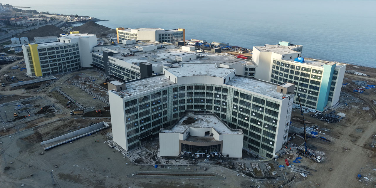 Trabzon Şehir Hastanesi inşaatının yüzde 90'ı tamamlandı