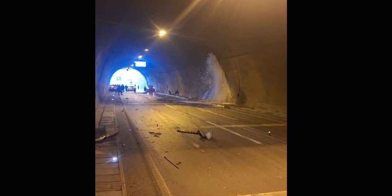 Araklı Tüneli’nde kaza: 4 yaralı