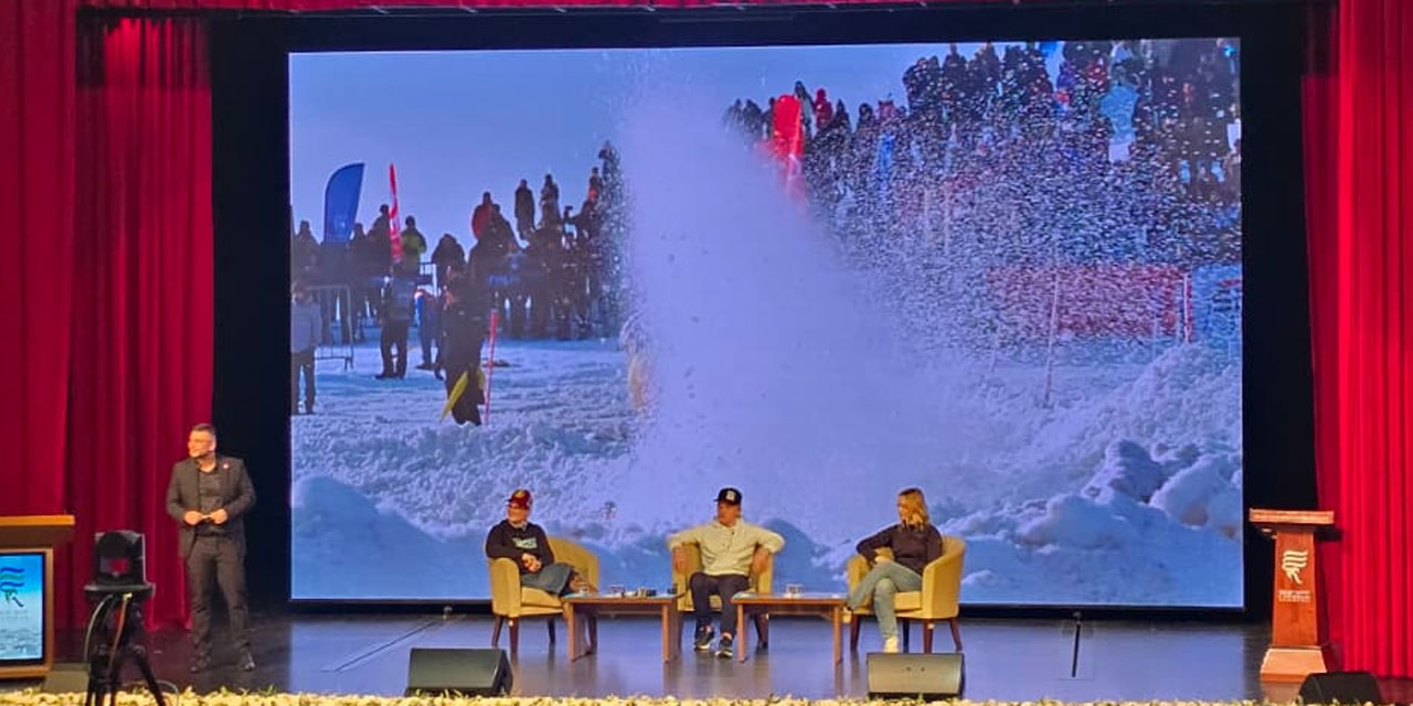 Dünya Kar Motosikleti Şampiyonları RTEÜ’de öğrencilerle buluştu