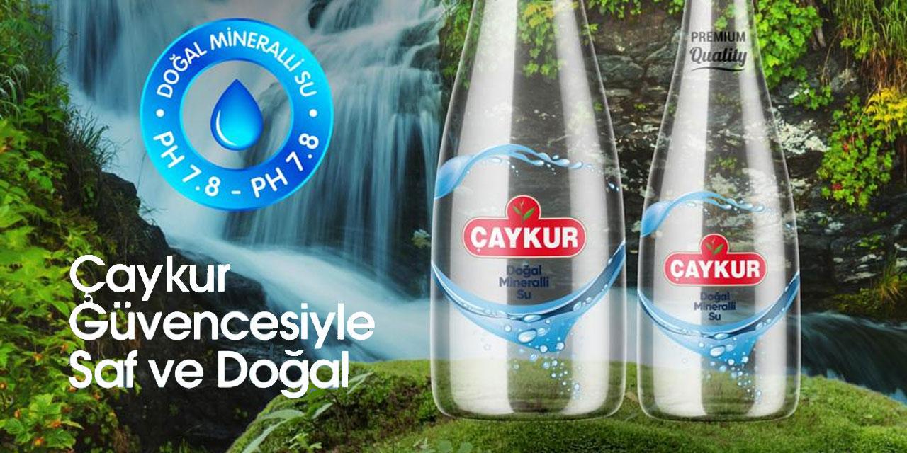 Çaykur, Su piyasasında Cam Şişe atağına kalkıyor