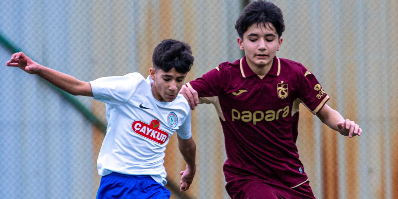 U13 Karadeniz Derbisinde kazanan Trabzonspor