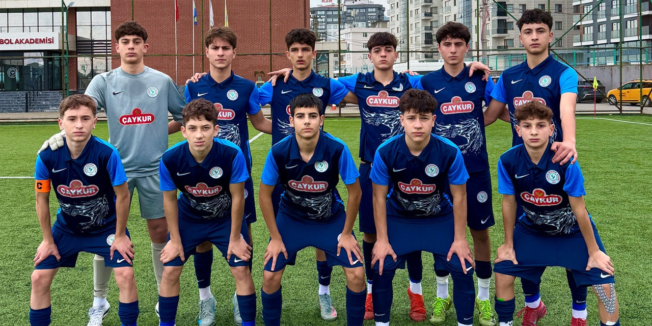 Rize derbisinde Genç Atmacalar rüzgarı: U15'ten 7, U14'ten 4 gol
