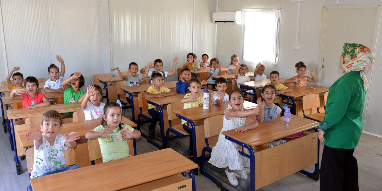 Depremin Merkez Üssü Kahramanmaraş’ta Konteyner Kentte Dersbaşı