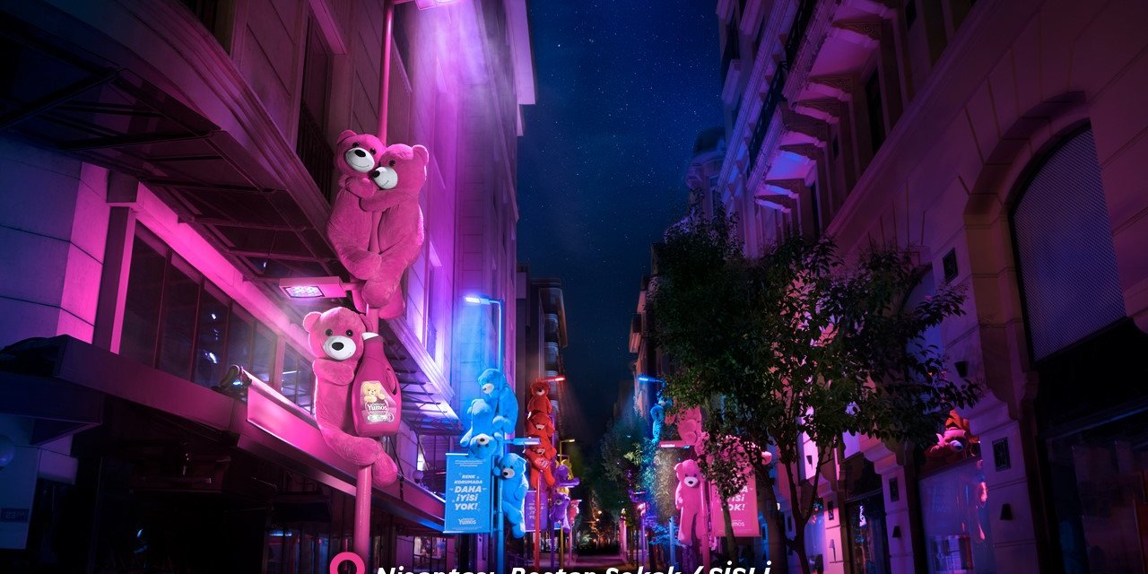 Yumoş Deterjan’dan İstanbul Sokaklarında Açık Hava Enstalasyon Çalışması