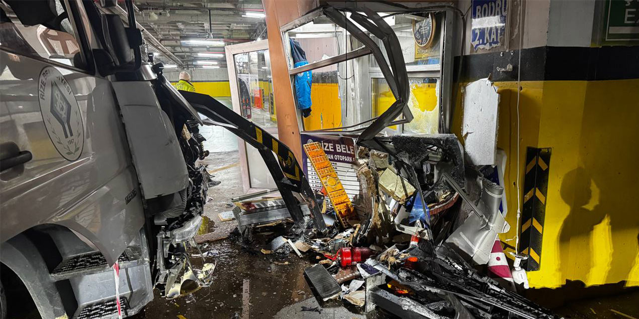 Rize'de Vidanjör Kazası: 3 Araçta Hasar, 1 Yaralı