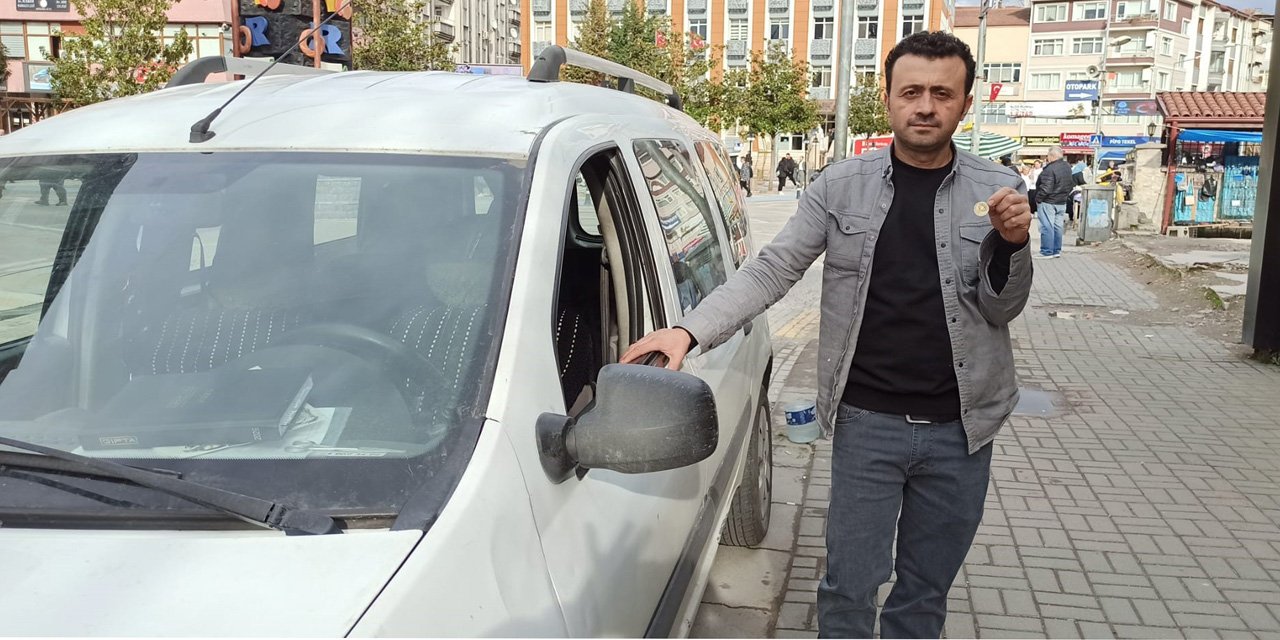 Otomobilini 50 gram altın karşılığında satışa çıkardı