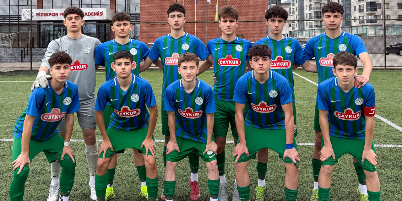 Çaykur Rizespor U15, kafa golleriyle fark attı: 5-1