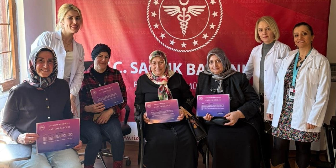Rize’de Menopoz Okulu açıldı: Eğitimler başladı