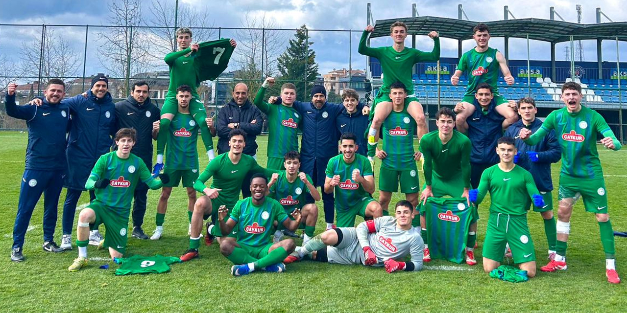 Çaykur Rizespor U19’dan müthiş geri dönüş: Rövanş alındı