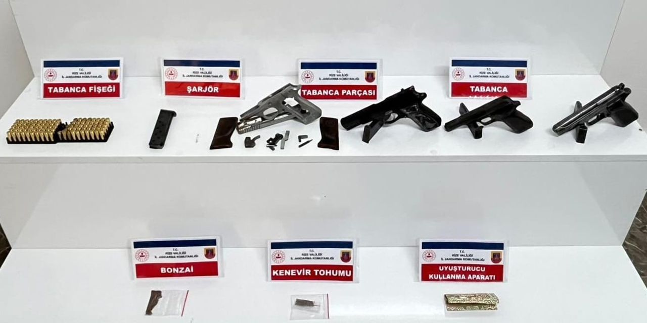 Fındıklı'da Silah ve Uyuşturucu Operasyonu: 2 gözaltı