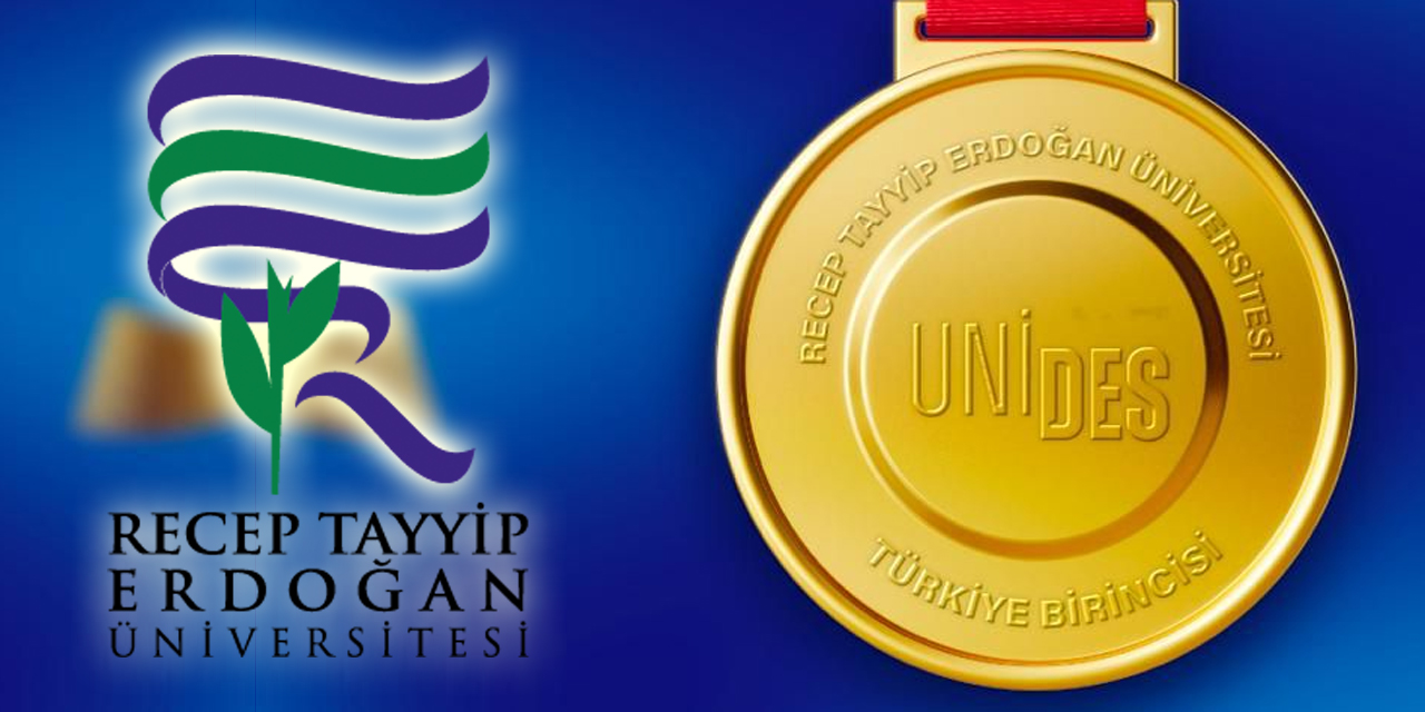 RTEÜ, ÜNİDES Projelerinde Türkiye Birincisi oldu