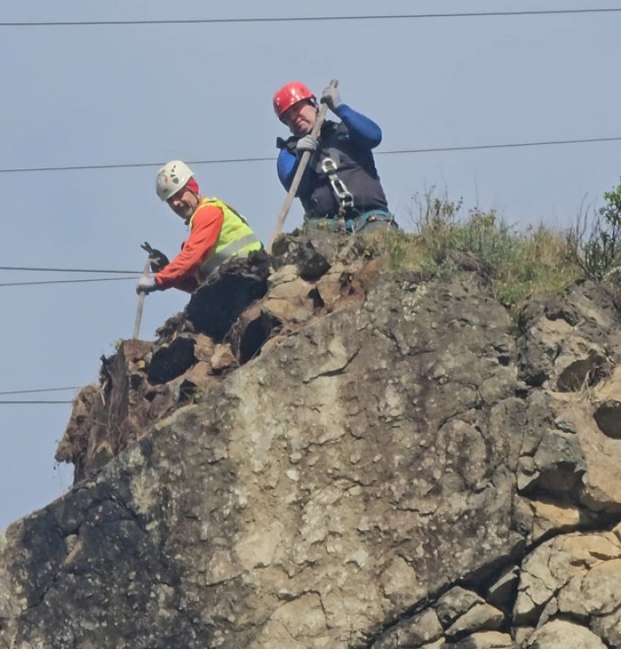 Metrelerce yükseklikte tehlikeli görev