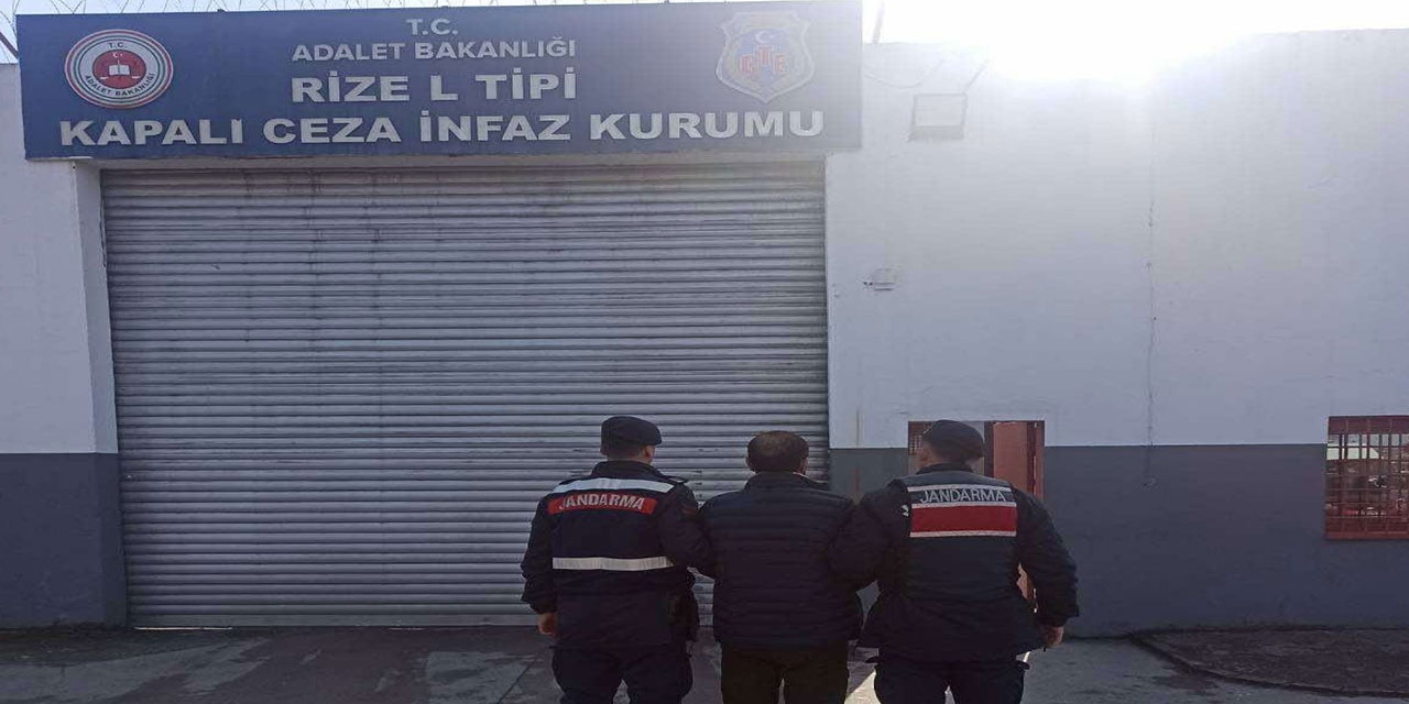 Rize'de Hapis Cezası Bulunan Şahıs Yakalandı