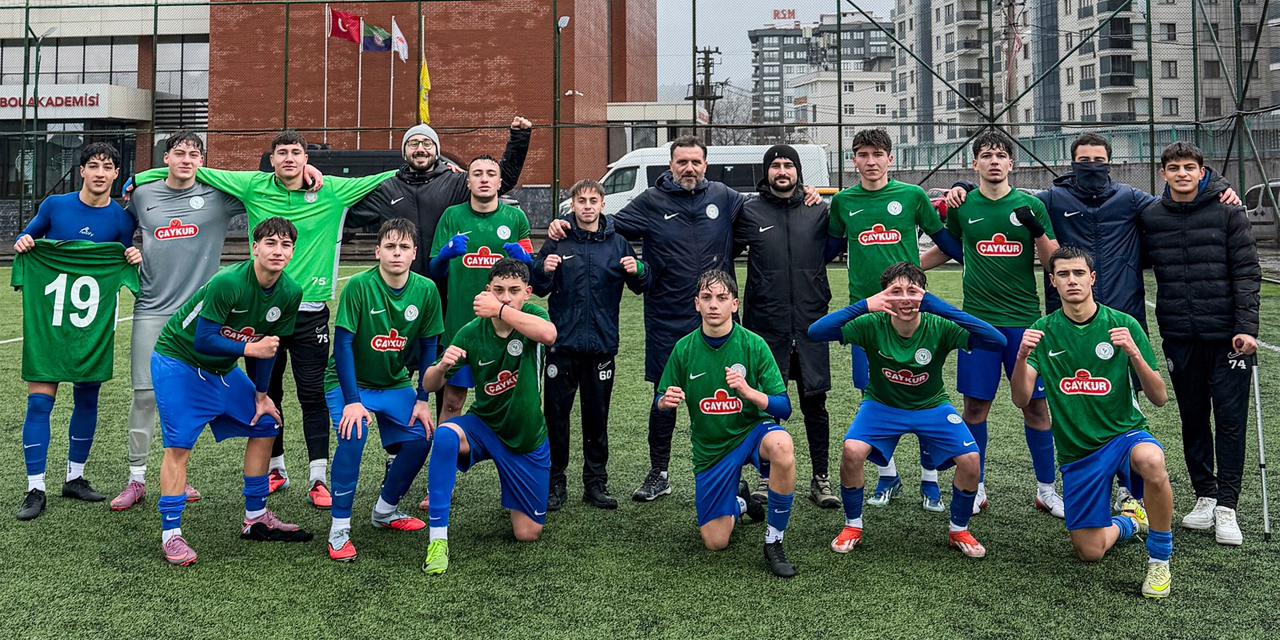 Çaykur Rizespor U16'dan Yomraspor'a 4 maçta 4 tokat