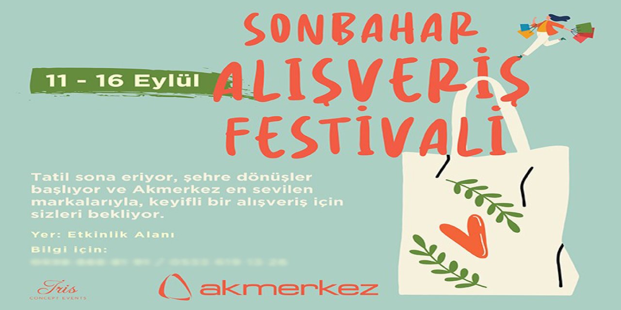 Akmerkez’de ‘Sonbahar Alışveriş Festivali’ Başladı