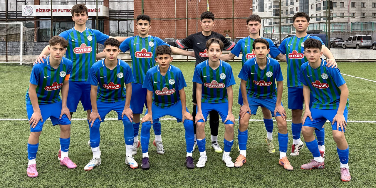 Çaykur Rizespor U14 Sebat'a puan kaptırmadı: 3'te 3