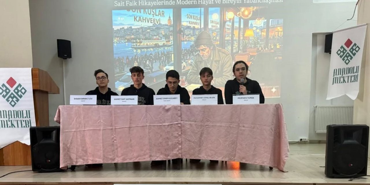 Bayburt’ta öğrenciler Sait Faik Abasıyanık'ı anlattı