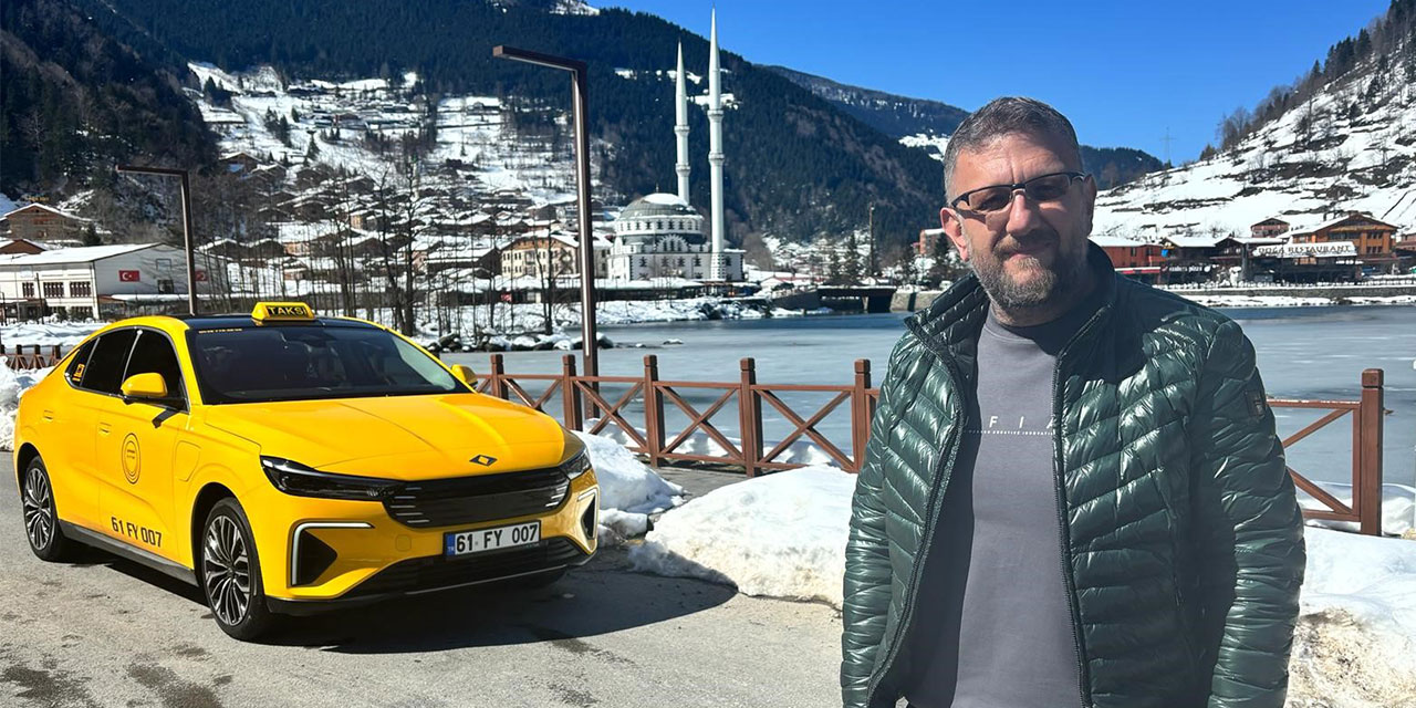 Togg taksi Karadeniz yollarında