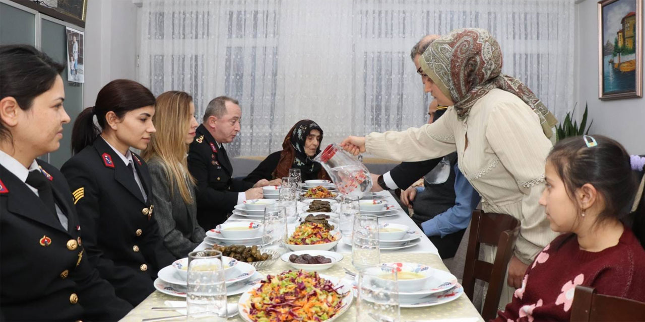 Rize'de Jandarma’dan Şehit Ailesine Vefa