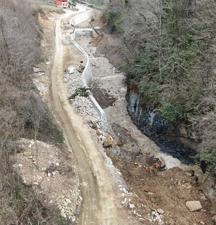 Trabzon Sera Vadisi'ndeki taşkın riskine karşı önlem alınıyor