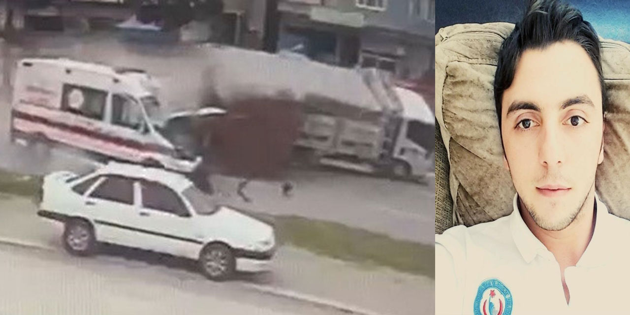 Vakaya giden ambulans kaza yaptı: 1 ölü, 3 yaralı