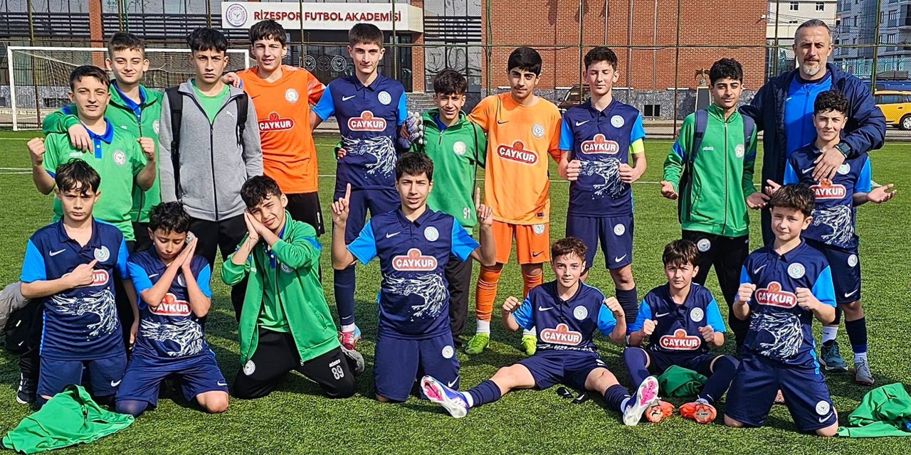 Çaykur Rizespor U13'den Giresunspor karşısında gol şov