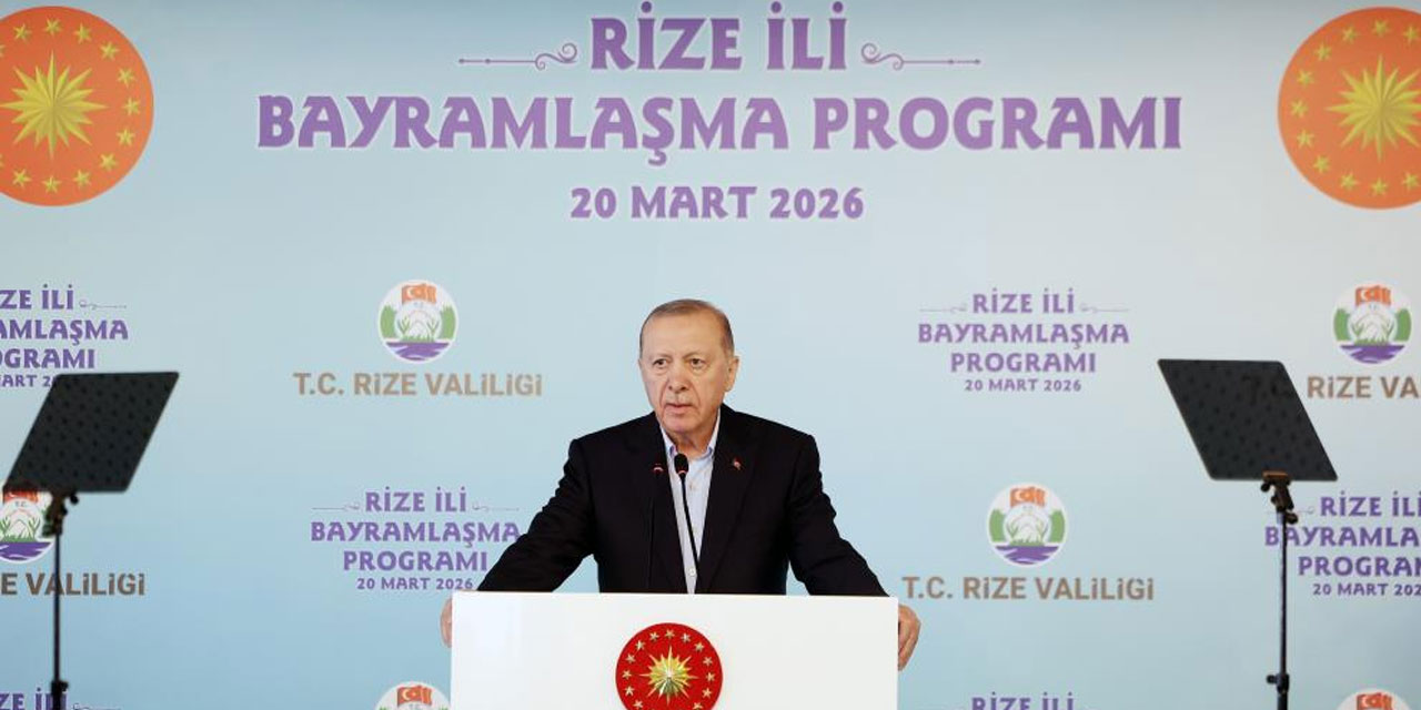 Cumhurbaşkanı Erdoğan Rize'de Konuştu: "Netanyahu terörü bölgesel ve küresel barışı tehdit etmeyi sürdürüyor"