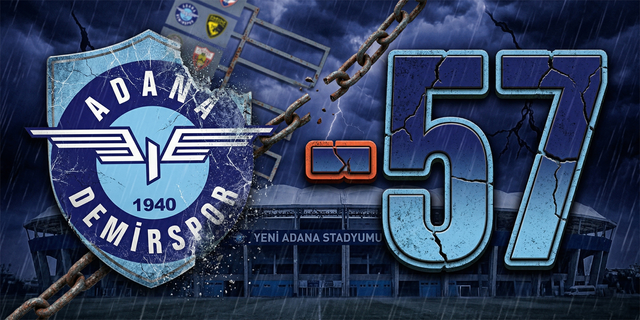 Adana Demirspor’un puanı -57’ye düştü